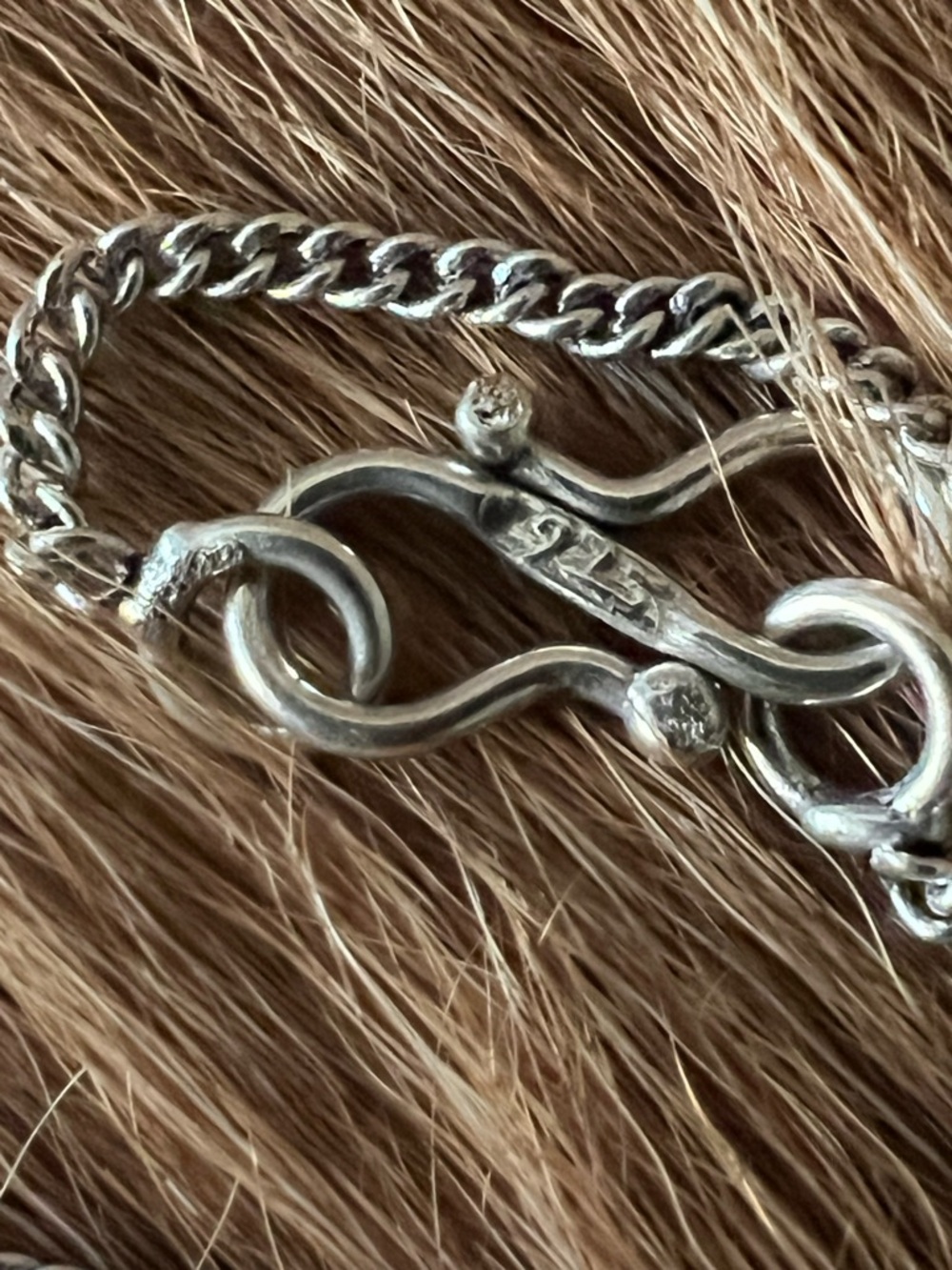 Sterling Silver Moonstone drop necklace - Picture 6 of 6